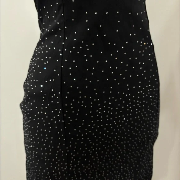 White Fox Boutique Black Dress with Rhinestone - Picture 8 of 8